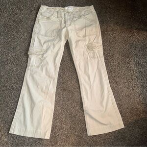 Abercrombie & Fitch Light Tan Cargo Pants